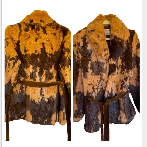 Dino Ricco Jackets & Blazers - BEAUTIFUL DINO RICO NATURAL GENUINE RABBET FUR COAT
